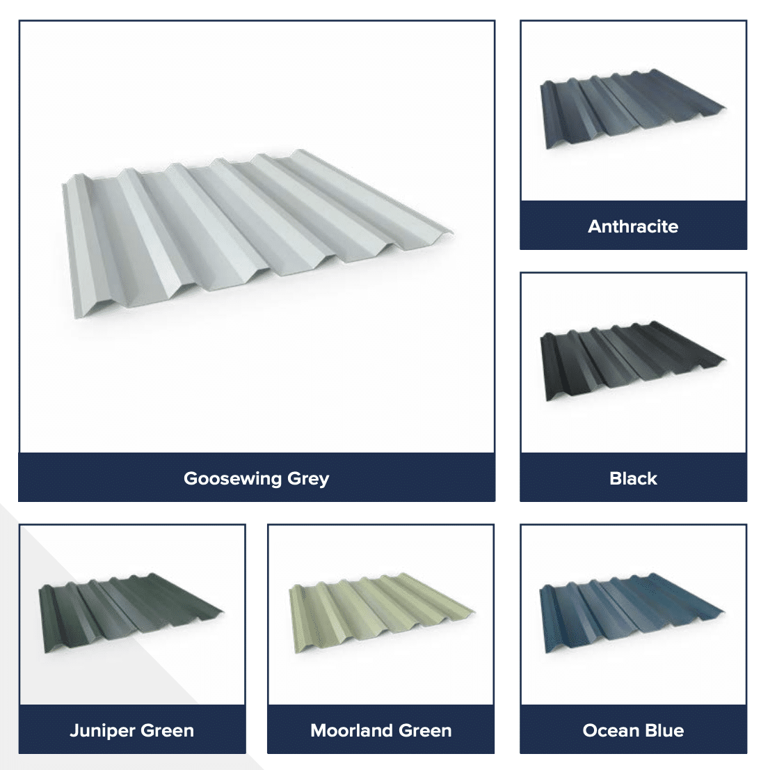 Roof colour images x 6